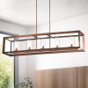 Warehouse of Tiffany HM067CP-5 41 in. Alois Chandelier - Antique Copper Finish
