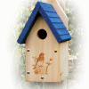 Garden Bluebird House- 1.56 in. Hole Size