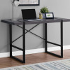 Monarch Specialties 48 in. Computer Desk - Grey & Black Metal