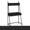 Monarch Specialties 32 x 19 x 61.25 in. Computer Desk - Black - Black Metal