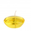 Jeco CFZ-104-12 3 in. Clear Gel Floating Candles Yellow - 72 Piece