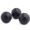 Jeco CBZ-024-6 3 in. Ball Candles Black - 36 Piece