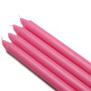 Jeco CEZ-098-12 10 in. Straight Taper Candles Hot Pink - 144 Piece