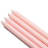 Jeco CEZ-099-12 10 in. Straight Taper Candles Light Rose - 144 Piece