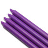 Jeco CEZ-096-12 10 in. Straight Taper Candles Purple - 144 Piece