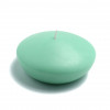 Jeco CFZ-086-8 4 in. Floating Candles Aqua - 24 Piece