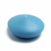 Jeco CFZ-089-8 4 in. Floating Candles Turquoise - 24 Piece