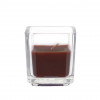 Jeco CVZ-042-8 Square Glass Votive Candles Brown - 96 Piece