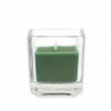 Jeco CVZ-040-8 Hunter Square Glass Votive Candles Hunter Green - 96 Piece