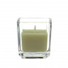 Jeco CVZ-039-8 Sage Square Glass Votive Candles Green - 96 Piece
