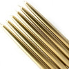Jeco CEZ-041-12 10 in. Taper Candles Metallic Gold - 144 Piece