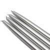 Jeco CEZ-042-12 10 in. Taper Candles Metallic Silver - 144 Piece