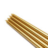 Jeco CEZ-085-12 12 in. Taper Candles Metallic Gold - 144 Piece