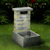 Jeco Stone Finish Water Fall Fountain with LED Light