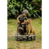 Jeco Boy Play with Dog Fountain