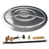 Tretco 36 in. Stainless Steel Pan Ring Pro-Kit Liquid Propane