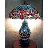 Warehouse Of Tiffany Dragonfly Lamp with Lighted Base