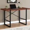 Monarch Specialties 48 in. Metal Computer Desk Cherry - Black