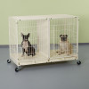 Pet Pals PS Color Modular Cage X-Tall with Plstic Try Ivory S