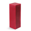 Jeco CPZ-153-12-0 3 x 9 in. Square Pillar Candle Red - 12 Piece