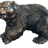 Bronze Walking Bear