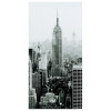72 x 36 in. Empire State Building Frameless Tempered Glass Panel Contemporary Wall Art