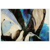 32 x 48 in. Motivos Abstract Frameless Tempered Glass Panel Contemporary Wall Art