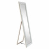 Bling Beveled Glass Cheval Mirrorsolid Wood Frame Covered with Beveled Prism Mirror Panels - 1 in. Beveled Center Mirror