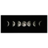 Frameless Free Floating Tempered Glass Art by EAD Art Coop - Moon