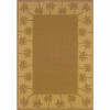 Oriental Weavers Lanai 606M7 8x11 Rectangle - Tan/ Beige-Polypropylene