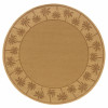 Oriental Weavers Lanai 606D7 8 Round Round - Beige/ Tan-Polypropylene