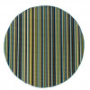 Oriental Weavers Caspian 1004X 8 Round Round - Blue/ Brown-Polypropylene