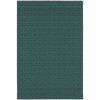 Oriental Weavers Meridian 1634Q 8 Round Round - Navy/ Green-Polypropylene