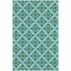 Oriental Weavers Meridian 5868L 8 Round Round - Blue/ Green-Polypropylene