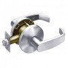 Privacy Cylindrical Lock Grade 2 with L Lever & K Rose & ASA Strike, Satin Chrome