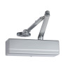 Standard Arm Powerglide Adjustable Door Closer with Thru Bolts Sprayed Aluminum Enamel
