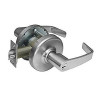 Zinc Armstrong Lever & D Rose Single Cylinder Entry Grade 1 Extra Heavy Duty Cylindrical Lever Lock L4 Keyway, Satin Chrome