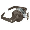 Commercial Office Entry Augusta Lever Grade 1 Cylindrical Lock with Para Keyway Oil Rubbed Bronze