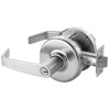 Zinc Newport Lever & D Rose Single Cylinder Entry Grade 1 Extra Heavy Duty Cylindrical Lever Lock L4 Keyway, Satin Chrome