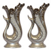 Silver Pearl Swan Multi Color - Set of 2