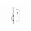 1.375 in. Privacy Pocket Door Mortise Lock Bright Chrome