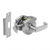 Classroom Cylindrical Lock Grade 1 with L Lever, L Rose, ASA Strike & LA Keyway, Satin Chrome