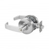 Storeroom Cylindrical Lock Grade 2 with L Lever, L Rose, ASA Strike & LA Keyway, Satin Chrome
