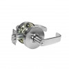 Entry Office Lever Lock Grade 1 with L Lever & L Rose with LA Keyway & ASA Strike, Satin Chrome