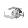 2.75 in. Backset Commercial Privacy Augusta Lever Grade 1 Cylindrical Lock Satin Chrome