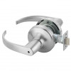 2.75 in. Backset Commercial Privacy Pacific Beach Lever Grade 1 Cylindrical Lock Satin Chrome