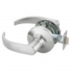 2.75 in. Backset Commercial Passage Pacific Beach Lever Grade 1 Cylindrical Lock Satin Chrome