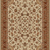 1833-3013-IVORY-BRIC Como Rectangular Ivory & Brick Traditional Italy Area Rug, 7 ft. 9 in. W x 11 ft. H