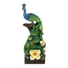 39 in. Peacock Fountain wth LED Light