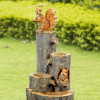 Playing Squirrels Water Fountain